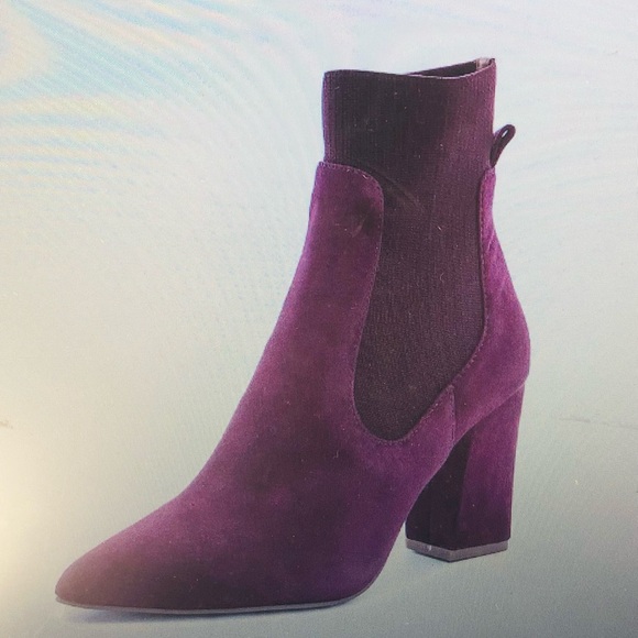 STEVE MADDEN RICHTER BOOTIE - 7.5 MAROON - Picture 2 of 7